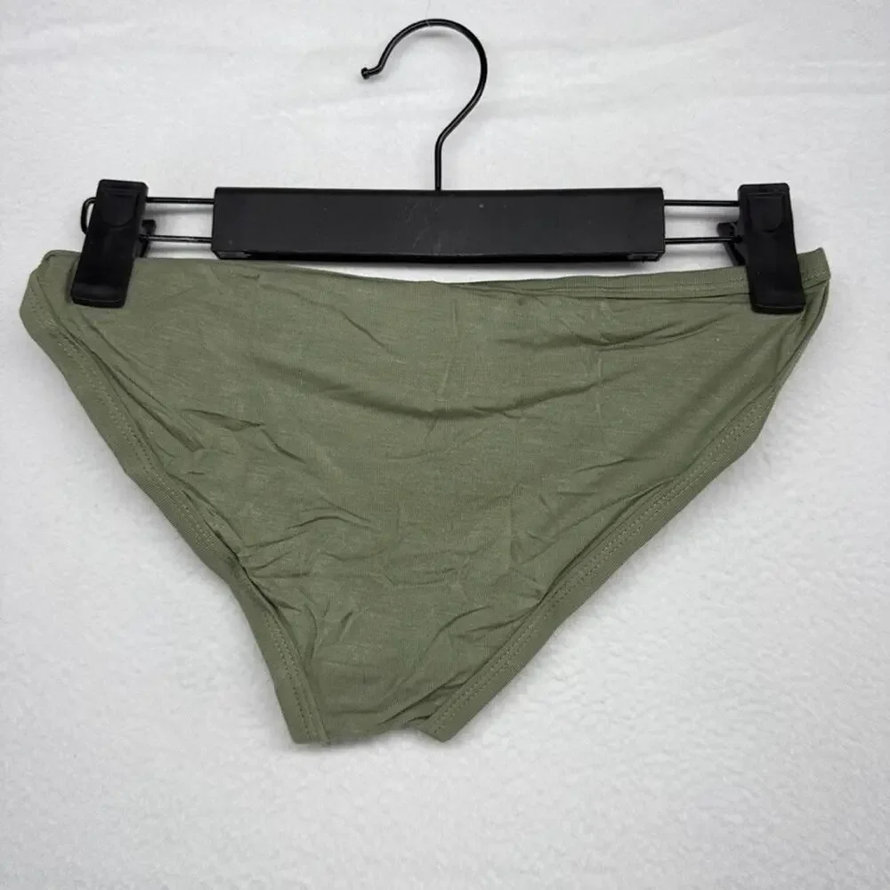 Todd Sanfield Brief Men's XS Green Olive Essential Endurance Modal Solid NEW